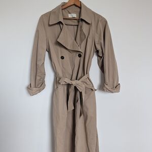 Z Supply Beige Trench Coat